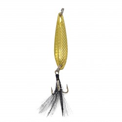 Lingurita oscilanta pentru pescuit, model LO03, culoare auriu